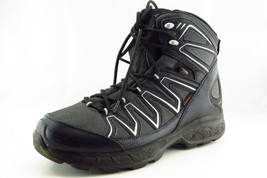 Northwest Territory Boots Sz 12 M Black Round Toe Hiking Synthetic Men - $29.69