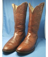 Ariat Heritage Brown Leather Cowboy Boots Womens Size 10B Style 15702 Fl... - £45.56 GBP