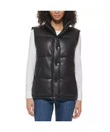 Marc New York Women&#39;s Size Large Black Sleeeveless Winter Puffer Vest NWT - $16.19