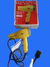 Revlon RVDR5260 Compact Hair Dryer Yellow Lightweight 2 Heat/Speed 1875-... - $18.95