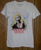Madona Concert Tour T Shirt Who&#39;s That Girl Vintage 1987 Single Stitched - €255,87 EUR