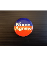 NIXON AGNEW PRESIDENTIAL POLITICAL PIN 1968 Republican Nominee - £4.69 GBP