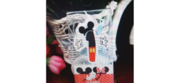 Mickey Mouse First Birthday Candle / Keepsake Topper 1-1/2&quot;X1-1/2&quot; USA S... - £3.85 GBP