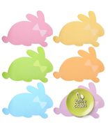 Remerry Easter Bunny Leather Placemats Set of 6 Waterproof Washable Mats - $85.31 MXN