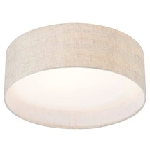 Fabric Ceiling Light Fixture 24W, 12 Inch Led Ceiling Light Flush Mount Dimmable - £67.94 GBP