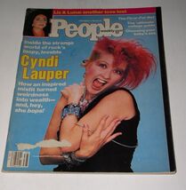 Cyndi Lauper People Weekly Magazine Vintage 1984 Elizabeth Taylor Dick G... - $14.99