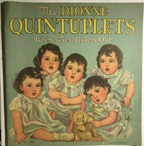The Dionne Quintuplets We&#39;re Two Years Old (1936) Whitman Illustrated Softcover - £11.89 GBP