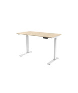 Monoprice 42764 SIT-STAND DESK W/ WOOD TOP (WHITE BASE; NATURAL TOP) - $715.95