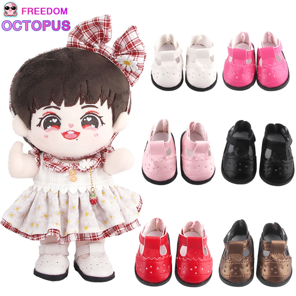 5.5cm Mini Leather Doll Shoes For 1/6 BJD 14 Inch American Doll Boots - £6.95 GBP+