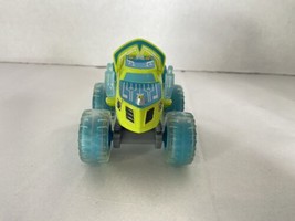 Blaze And The Monster Machines Zeg Blue Tires Robot Rider Diecast Mattel 2014 - £11.87 GBP