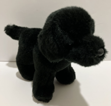 Douglas Cuddle Toy Black Lab Labrador Puppy Dog Plush Soft Stuffed Animal 8 inch - $12.84