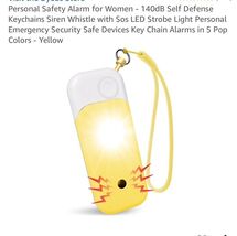 Magnum Personal Safety Alarm Keychain-135dB Rechargeable LED - $18.69