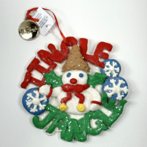 Mr Bingle New Orleans Icon Snowman Jingle Jangle 2024 Clay Christmas Ornament - $27.32