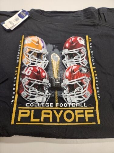 2017 COLLEGE FOOTBALL PLAYOFF  NCAA T-Shirt 5XL Black Men's New