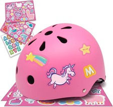 Simply Kids Bike Helmet With Diy Stickers For Toddler Boys And, 8 Year Old. - £33.17 GBP