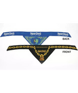 Snoop Doggie Doggs Single Deluxe Reversible Bandana Blue/Black Size Medium - $25.86 CAD