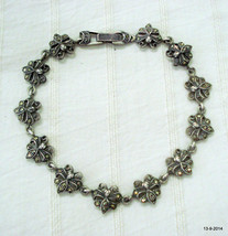 ethnic sterling silver bracelet cuff bracelet anklet handmade jewelry - $197.01