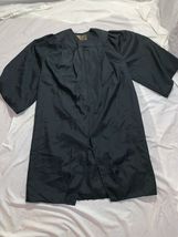 PERFECT HEADLESS HORSEMEN BLACK HALLOWEEN GRADUATION GOWN OLD HALL 5' 9"... - $19.00