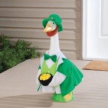 Leprechaun Outfit for 23&quot; Goose Gone Viral Porch Front Door Indoor Outdoor Decor - £30.55 GBP
