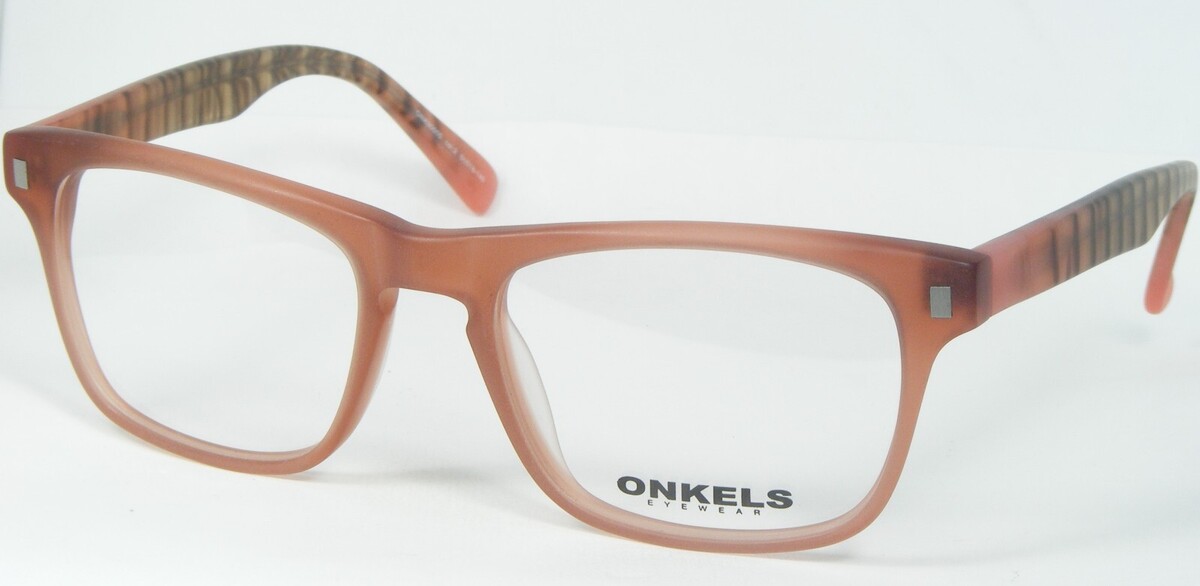 Nuove Onkels Onk90005 Col.2 Matt Peach Occhiali Montatura 51-18-140mm - $96.02