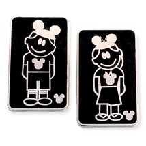 Disney Parks Icon Pins: Couple with Mickey Ears - £11.88 GBP