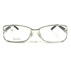 Max Mara MM978/U 84J Eyeglasses Frames Black Silver Semi Rim Crystals 53-17-130 - $41.86