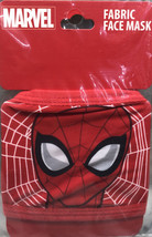 Spiderman Marvel Fabric Face Mask Kids Ages 4 &amp; Up-Red/White/Black-SHIP2... - £7.81 GBP