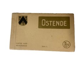 Vintage Ostende Series 3 Postcard Booklet 7 Postcards - $11.83