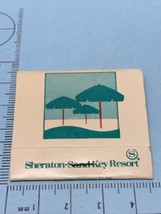 Vintage Matchbook Cover Sheraton-Sand Key Resort  Clearwater Beach, Florida gmg - £9.78 GBP