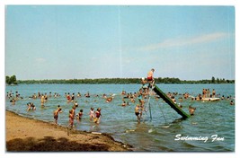 Swimming Fun Unused Postcard - $14.84