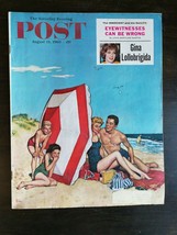 The Saturday Evening Post August 13, 1960 Gina Lollobrigida Amos Sewell Cover C1 - $6.64