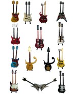 miniature double and triple neck guitar decorative - £14.79 GBP