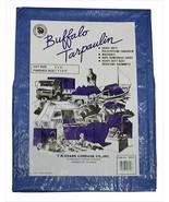 T.W. Evans Cordage 05100 50 ft. x 100 ft. Buffalo Poly Tarpaulin in Blue - £217.70 GBP