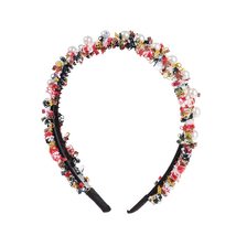 Adult Women Colorful Non-Slip Hair Clips Hair Bands Pearl Headband Hairp... - $8.97+