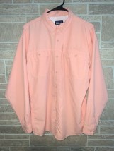 patagonia mens shirt medium Pink  Vented Long Sleeves Button Up Roll Tabs - £18.20 GBP
