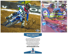Justin Barcia motocross supercross signed 8x10 photo proof Beckett autographed,, - £85.65 GBP