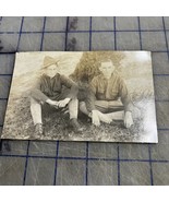 Vtg Picture Postcard RPPC Two Soldiers In World War 1 Uniforms - €5,44 EUR