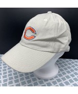 Chicago BEARS NFL Khaki Tan Low Profile Cap Hat Embroidered 1974-2023 Logo - £7.83 GBP