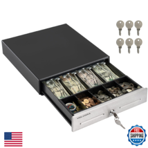 Volcora 13" Cash Register Drawer for Point of Sale (POS) System, 4 Bill ... - $79.58