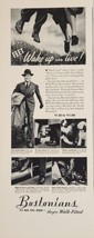 1938 Print Ad Bostonian&#39;s Men&#39;s Walk Fitted Shoes Business Man in Suit - £15.37 GBP
