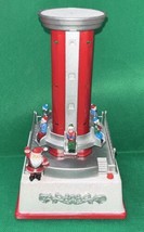 Holiday Time 7” Drop Coaster Ride Tower Musical Christmas Decoration WOR... - $24.50