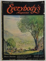 Everybody&#39;s Magazine August 1920  - £6.38 GBP