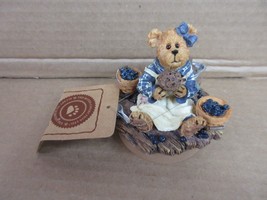 NOS Boyds Bears Muffin B Bluebeary 651216YC Large Decorative Candle Topper  AA* - £28.56 GBP