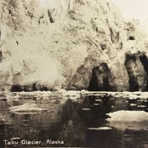 Taku Glacier Alaska RPPC Vintage Postcard Winter Pond - $9.95