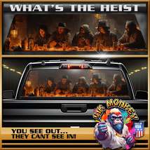 What&#39;s The Heist - Truck Back Window Graphics - Customizable - £46.11 GBP+