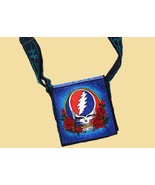 SALE  Grateful Dead Blue SYF Embroidered  Bag  Purse  Unisex - £21.92 GBP