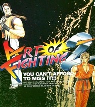 Art Of Fighting 2 Arcade FLYER Neo Geo SNK Original NOS Video Game Artwork Japan - £24.82 GBP