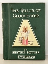 The Tailor of Gloucester by Beatrix Potter 1931 Ed HC &amp; Illustrated F Wa... - $18.67