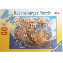 Noah's Ark Ravensburger Puzzle 60 Piece 2001 4 Years and Older Sealed Vintage - $9.78
