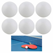 6 White Table Tennis Balls Practice Ping Pong Game Pingpong Sport Player... - £10.15 GBP